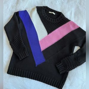 Maje colorblock sweater